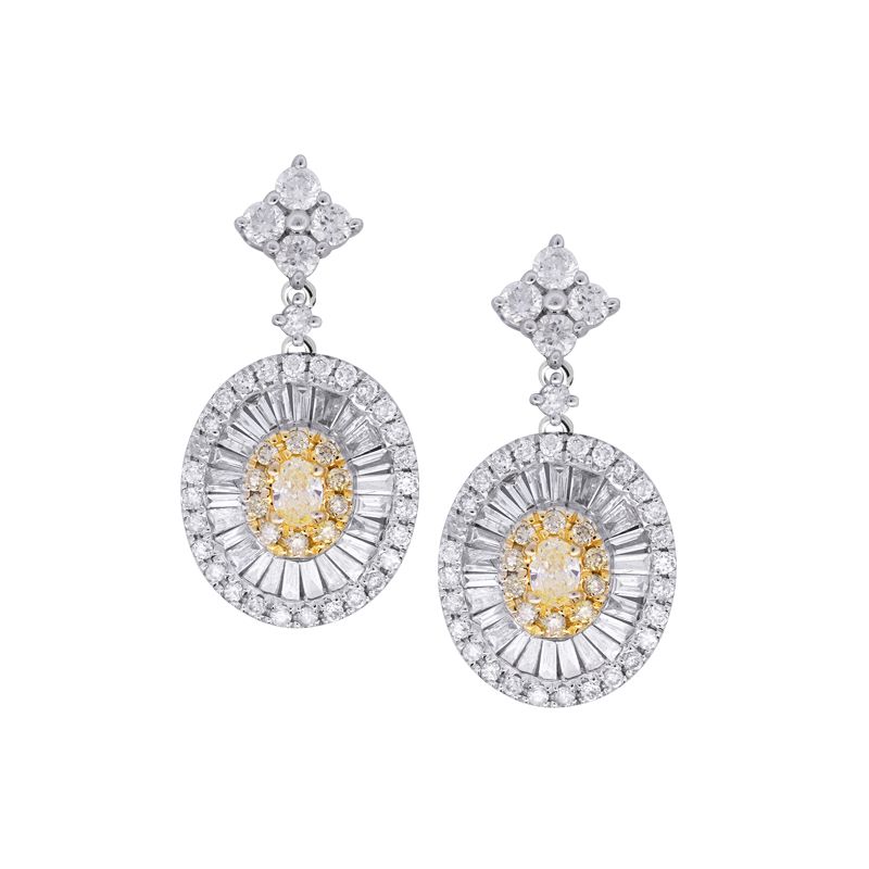 Gilda Fancy Diamond Earrings